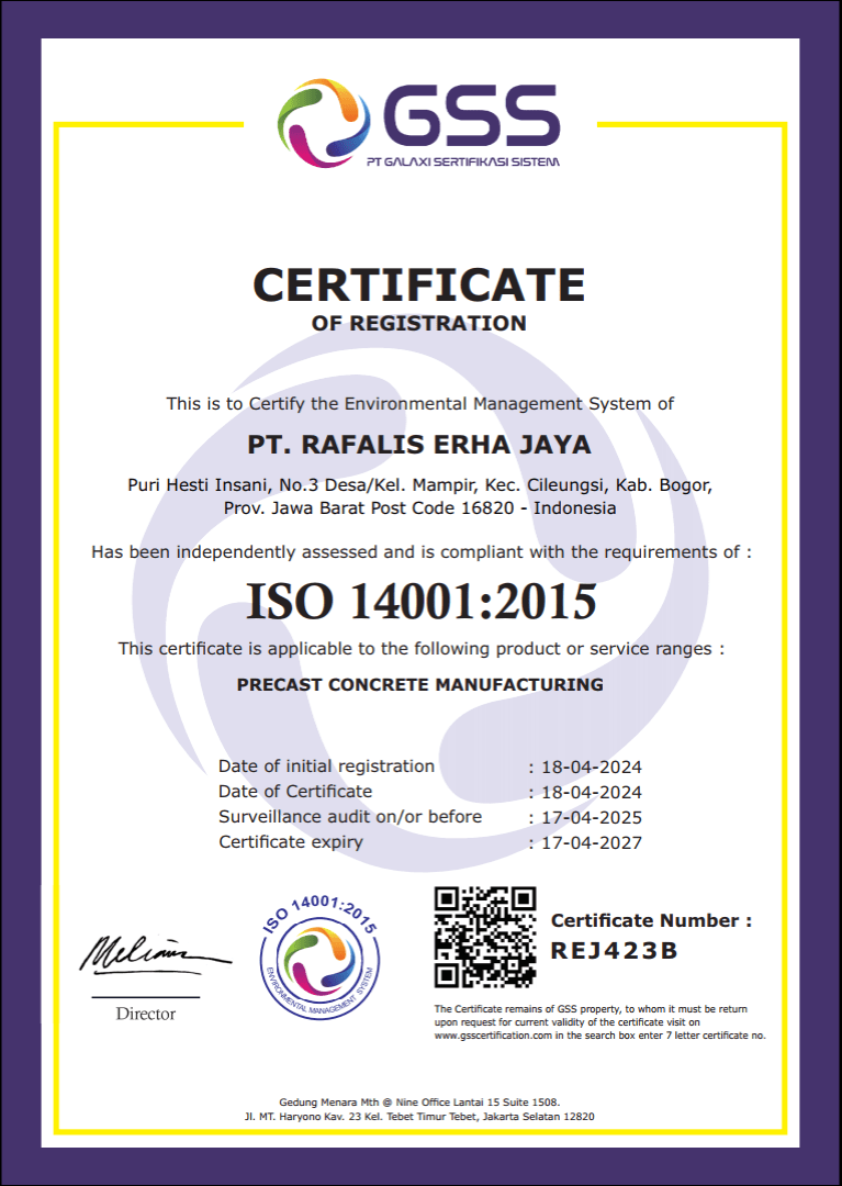 Certificate Environmental Management System